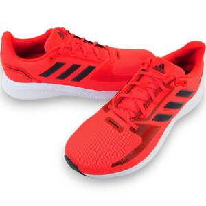 新品◆adidas◆軽量 CORERUNNER M コアランナー ランニングシューズ 25.0cm レッド◆アディダス 靴 H04537◆acf J1708c