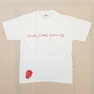 魅惑のバンドT特集! 00sデッド『THE ROLLING STONES(ザ・ローリング・ストーンズ) / FORTY LICKS TOUR 2002-03』ツアーTシャツ ホワイト M