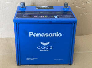 (5) PANASONIC カオス Blue バッテリー 100D23L CAOS PANASONIC N-100D23L/C6