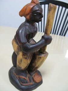 アフリカ インテリア 雑貨 エスニック 木彫り 置物 小物 木像　 木彫のオブジェ 置物 プリミティブアート