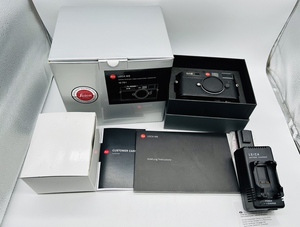 【OP-12800】1円スタート LEICA M8 ブラッククローム 10701 ライカ 箱有 バッテリーチャージャー付 通電確認済み デジタルカメラ