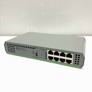 @S1162 残り3台 中古 簡易動作確認済み Allied Telesis AT-GS910/8 8 Port Gigabit Switch ノンクレームノンリターン