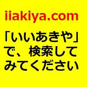 ドメイン名、「iiakiya.com」（いい空き家・コム）