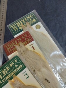 ☆ホフマン、ヒーバート ヘンケープペールウォータリーダンHoffman Hebert Hen Cape　Pale Watery Dun☆ホワイティング　ドライ　ハックル