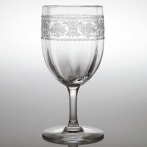 オールド バカラ グラス ● シャブリ ポート ワイン グラス 11.5cm アンティーク Fleur de lys Chablis