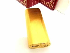 1円 Cartier カルティエ 高級ライター ローラーガスライター 喫煙グッズ 喫煙具 レディース メンズ ゴールド系 FA5528