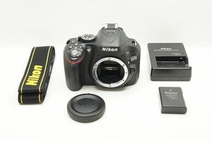 【適格請求書発行】美品 Nikon ニコン D5200 ボディ デジタル一眼レフカメラ【アルプスカメラ】240115k
