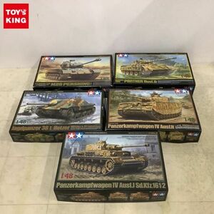 1円〜 タミヤ 1/48 ドイツIV号戦車J型 ドイツ戦車 パンサーD型 他