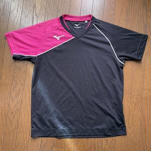 ミズノ MIZUNO ゲームシャツ 半袖 M Tシャツ バレーボール　ピンク　V2MA8001