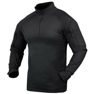 CONDOR コンバットシャツ 101065 [ ブラック / Lサイズ ] ミリタリーシャツ 長袖シャツ ロングTシャツ