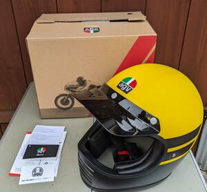 AGV オフロードヘルメット X101 002-DUST MATT YELLOW/BLACK XLサイズ アジアンフィットモデル　ほぼ未使用