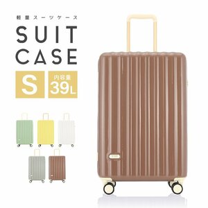 スーツケース Sサイズ 軽量 小型 キャリーケース キャリーバッグ 受託手荷物 39L ～3泊 TSAロック 旅行かばん 旅行 おしゃれ 新品 未使用