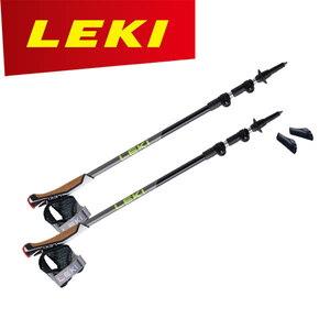 【正規品】LEKI (レキ) トラベラー 1300476 ブラック(190) ノルディックウォーキングポール