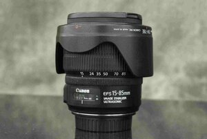 F☆CANON ZOOM LENS EF-S 15-85mm 1:3.5-5.6 IS USM カメラレンズ ☆ジャンク品☆