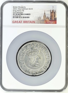 発行150枚 10oz 2022年 イギリス 英国君主 ヘンリー7世 10ポンド10オンス プルーフ 銀貨 NGC PF70 ULTRA CAMEO First Releases 