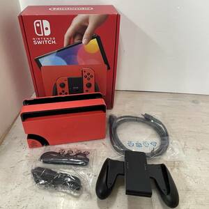 3183　本体なし/ジョイコンなし　任天堂 Nintendo Switch ニンテンドースイッチ 有機ELモデル マリオレッド 付属品のみ 純正 新品未使用 