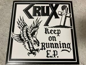 CRUX - keep on running 7インチ　punk hardcore パンク天国　ハードコア