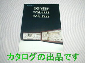 【カタログ/少汚れ】1978(昭和53)年頃◆マランツ 2スピード カセットデッキ SD6000 SD4000 SD3000◆marantz