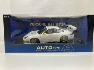 AUTO art オートアート 1/18 PORSCHE 911 GT3R （WHITE）　77821　ポルシェ　白【H23】