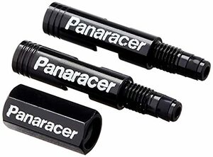 パナレーサー(Panaracer) 用品 バルブエクステンダー 20mm 2本セット [2ピース仏式バルブ用] バルブコアツール付属 ブラック