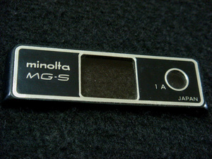 ジャンク扱い ミノルタ 16 MG-S 用 アクセサリー フィルター minolta 16 MGS ミノルタ16 スパイカメラ ミニカメラ ミノックス minox