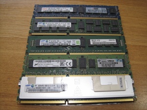 サーバー用PC3レジスタードメモリ4GBが5本で20GBメーカー混在
