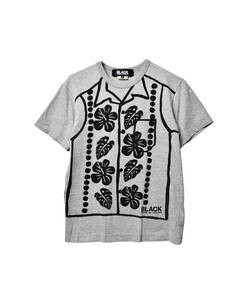 BLACK COMME des GARCONS コムデギャルソン グラフィックTシャツ 831