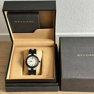 BVLGARI ブルガリ 腕時計 アルミニウム 自動巻き AL38TA 38mm メンズ ブラック ディアゴノ