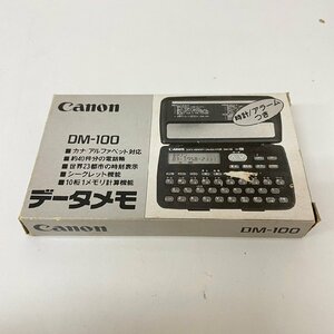 Canon キャノン データメモ DM-100　2953