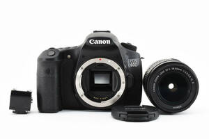 3593 【良品】 Canon EOS 60D EF-S 18-55mm F3.5-5.6 ISⅡ Camera キヤノン デジタル一眼レフカメラ AFズームレンズ 0501