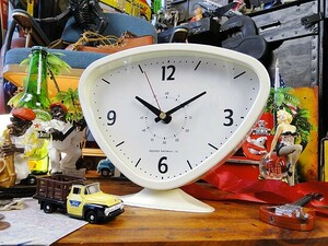 ダルトン　ライナルドクロック　（アイボリー）　■　アメリカン雑貨　アメリカ雑貨　置き時計　DULTON
