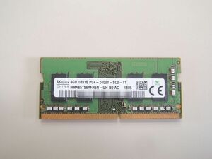 ノート用メモリ HINIX 4GB 1Rx16 PC4-2400T (DDR4-19200) 定形外送料￥140可