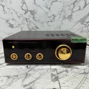 MYM-620 激安 audio-technica Stereo Headphone Amplifier AT-HA2002 ヘッドフォンアンプ 通電OK 中古現状品