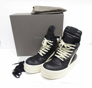 リック・オウエンス Rick Owens Geobasket ハイカットスニーカー SIZE:42 約26～27cm 靴 △WP1968