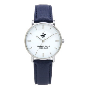 ☆ sv/白/ネイビー ☆ BEVERLY HILLS POLO CLUB 腕時計 36mm 腕時計 メンズ レディース ブランド POLO CLUB ポロクラブ おしゃれ 大人