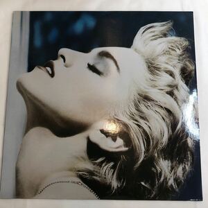 LP レコード ◆US 輸入盤 マドンナ/トゥルー・ブルー　Madonna/True Blue/1986　 カバーあり【中古品】
