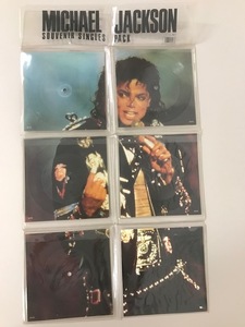 マイケル ジャクソン MICHAEL JACKSON SOUVENIR SINGLES PACK/BAD/四角形シングル 5枚組 Shape analog,Limited Edition,picture records/EP