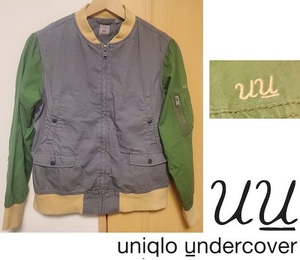 Uniqlo*UNDERCOVER MA-1ジャケット150UUユニクロKIDSアンダーカバー/GUホワイトマウンテニアリングWhite MountaineeringマーキーズMARKEY
