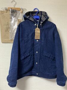 【即決】20AW Mサイズ テンダーロイン DUCK HOODED JKT ダック ジャケット デニム ブランケット