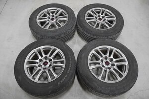 中古 265 80 18高性能タイヤ & TRD SPOTS アルミ ホイール 4本 セット 215 サーフ ハンコック 265/80R18 6穴 6H 8J PCD 139.7 +25 (TH8126