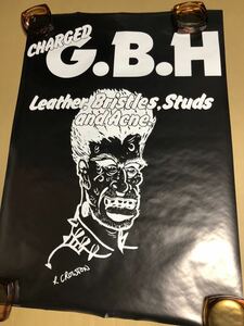 送料無料『Charged G.B.H. ポスター』GBH ハードコア・パンク Discharge Chaos UK Hardcore punk