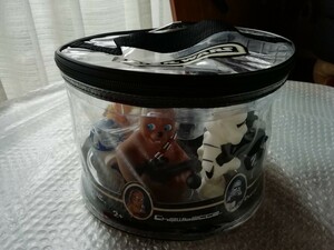 未使用 ディズニー スターウォーズ Darth Vader R2-D2 C-3PO Boba Fett Chewbacca Yoda Clone Trooper 7体 USAテーマパーク