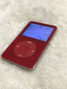 Apple iPod classic 第5世代 30GBから256GB 赤カラー　カスタム 