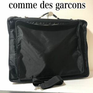 ■美品■超希少ヴィンテージ■COMME des GARCONS HOMME 大容量　トランク　スーツケース　ナイロン×レザー　ショルダーストラップ有り