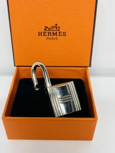 HERMES カデナ シルバー 南京錠 チャーム エルメス シェーヌダンクル アクセサリー ケリー 60番