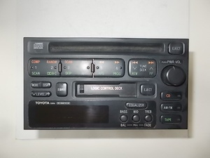 トヨタ 純正 MR2 SW20 CD カセット AM/FM ラジオレシーバ カーオーディオ 86120-2B330 