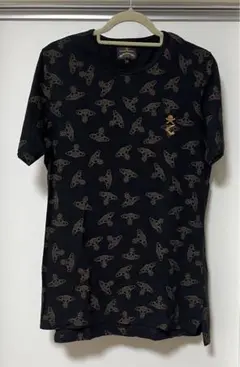 中古美品 Vivienne Westwood クラウン総柄Tシャツ XL