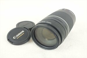 ☆ Canon キャノン レンズ EF 75-300mm 1:4-5.6III USM 中古 AF動作確認済み 240307B9005