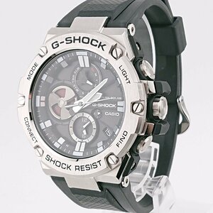 3483# カシオ/CASIO 腕時計 G-STEEL GST-B100-1AJF ソーラー充電 デュアルタイム 20気圧防水 メンズ ブラック 【0430】