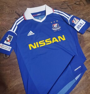 値下交渉 2012年 20周年 横浜F・マリノス adidas 選手用 MADE IN JAPAN 検/1992 20th ANNIVERSARY YOKOHAMA MARINOS PLAYER SHIRT 中村俊輔